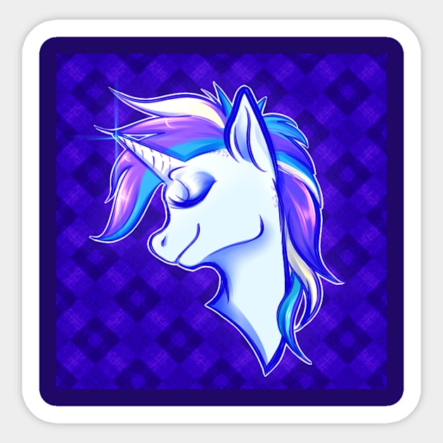 Punk Rarity w/ bg Sticker by 8skips